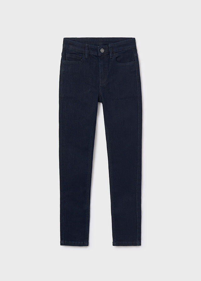 Pantalón vaquero básico entallado unisex