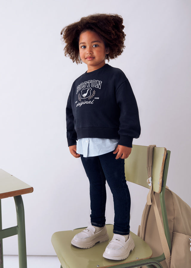 Jegging pitillo básico niña