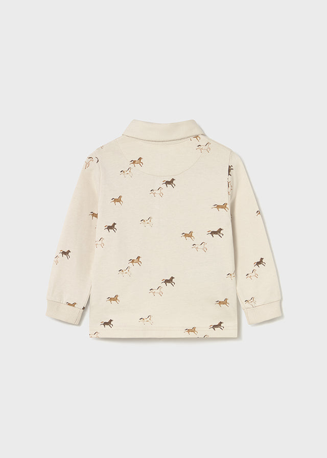 Polo ML estampado