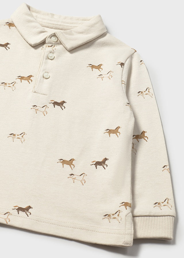 Polo ML estampado