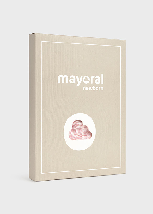 Conjunto 3 piezas tricot recién nacida