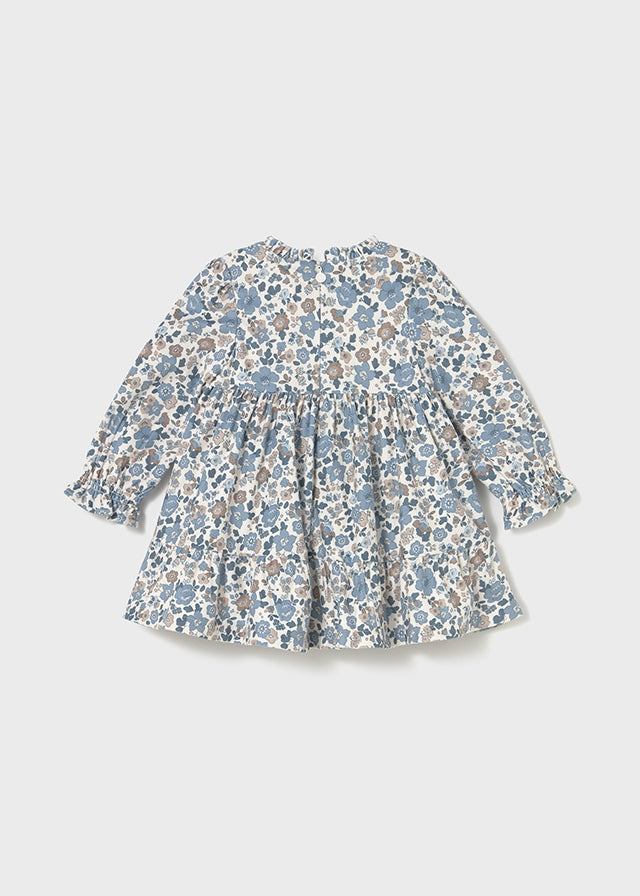 Vestido terciopelo estampado