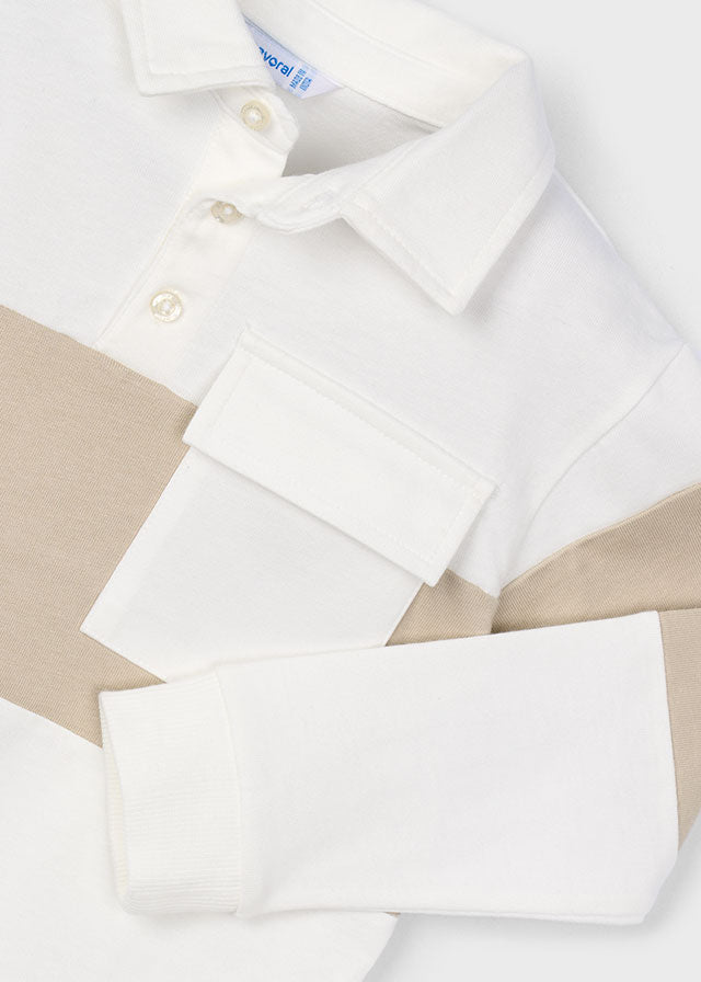 Polo punto rayas niño