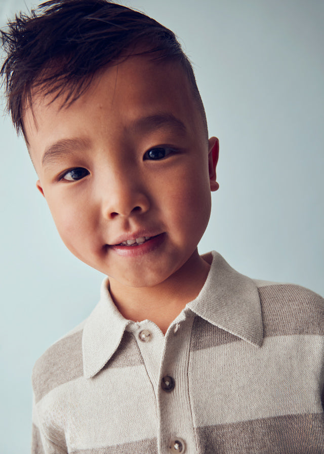 Polo tricot niño