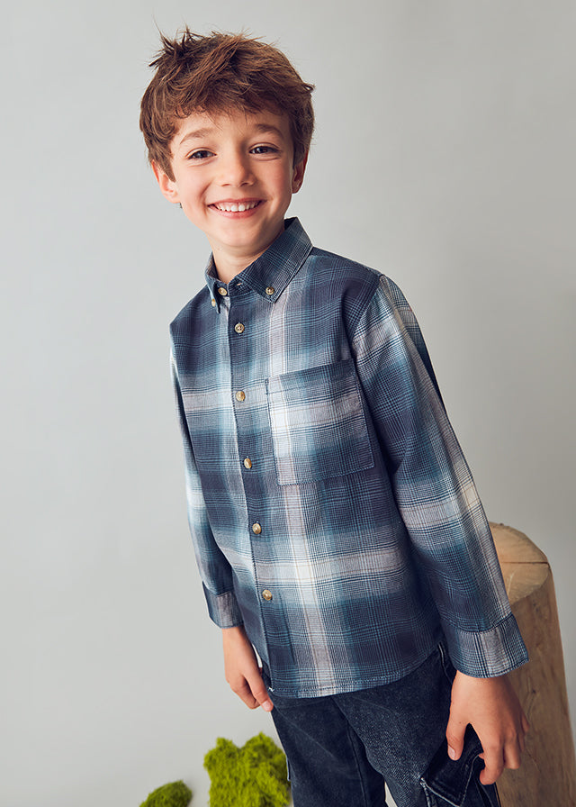 Camisa cuadros niño