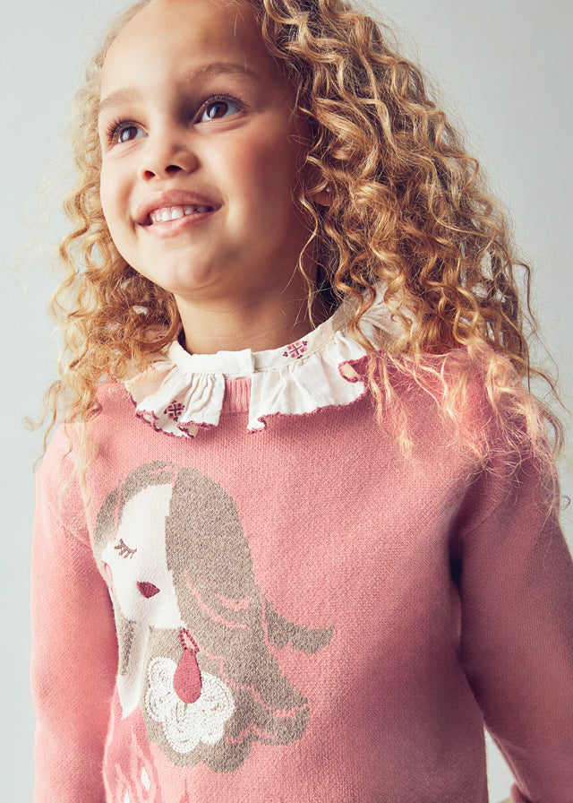 Jersey jacquard niña