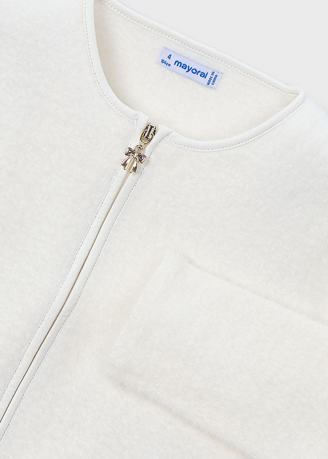 Rebeca tricot pelo niña