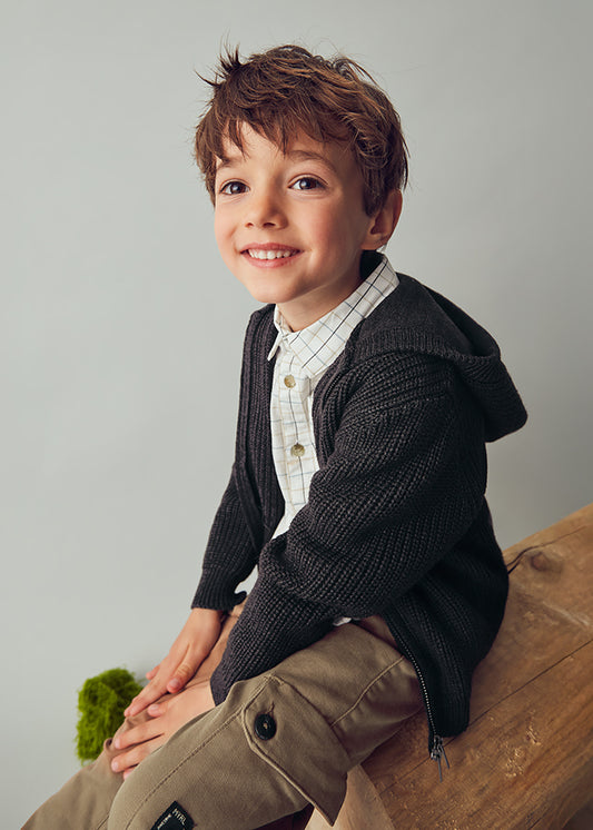 Cárdigan tricot niño