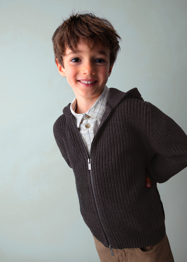 Cárdigan tricot niño