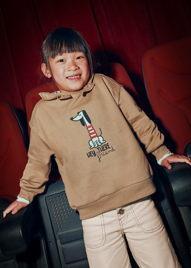 Pullover con volantes