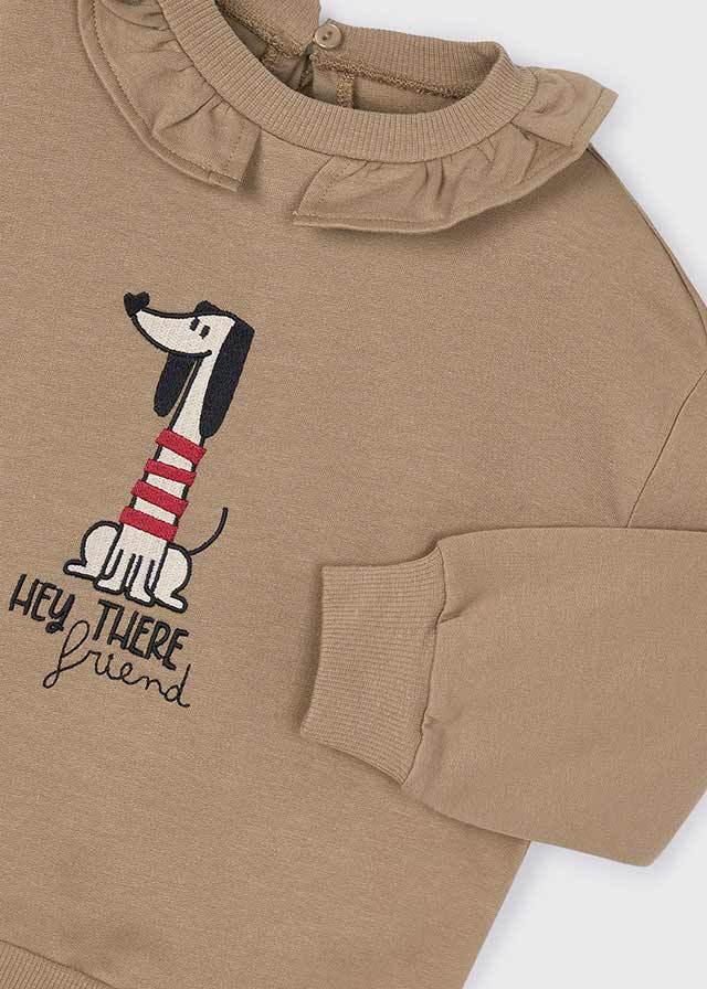 Pullover con volantes