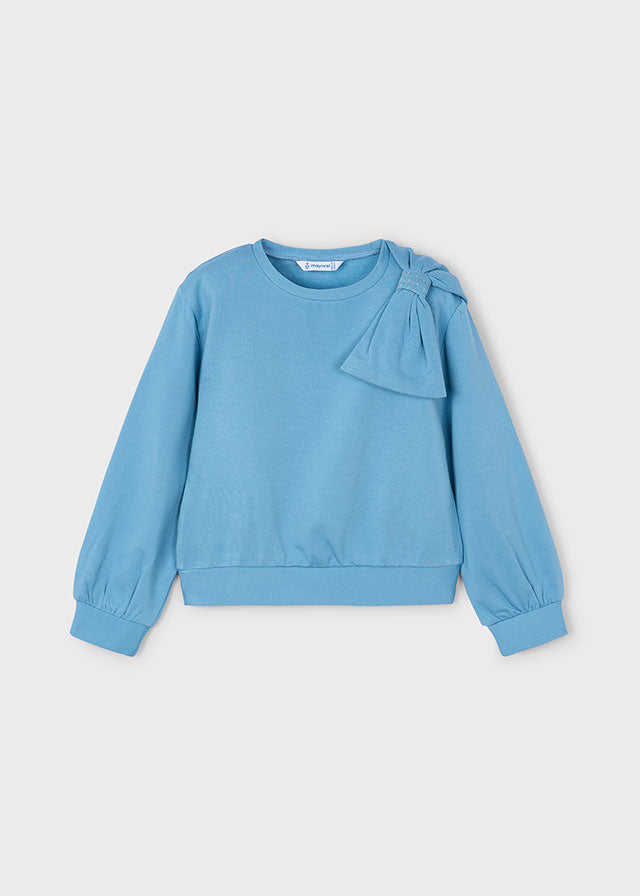 Sudadera lazo niña