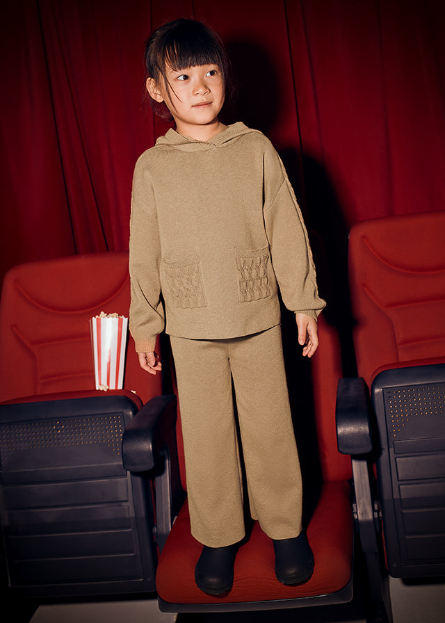 Conjunto pantalón largo tricot