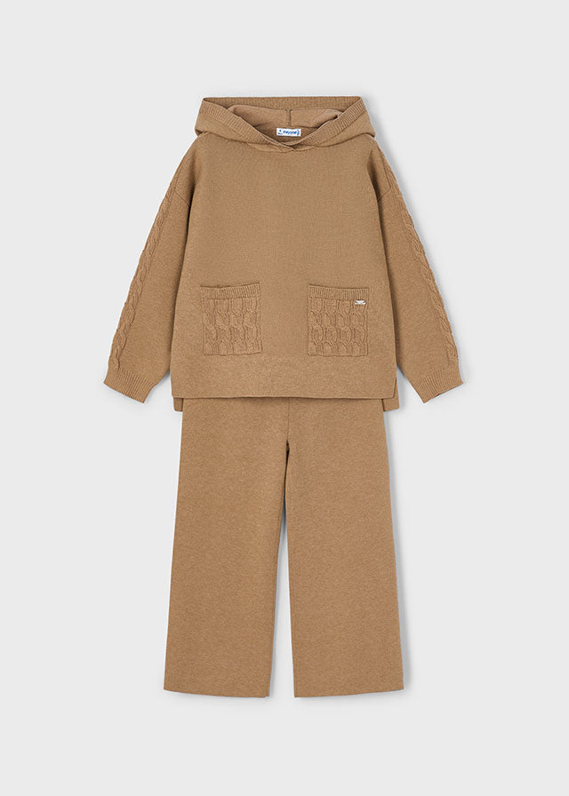 Conjunto pantalón largo tricot