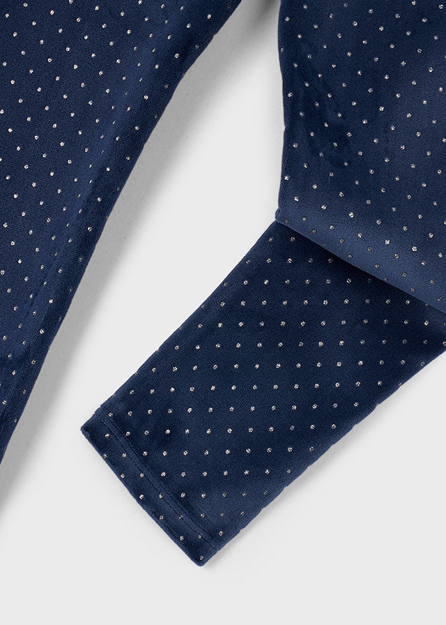 Leggings terciopelo niña