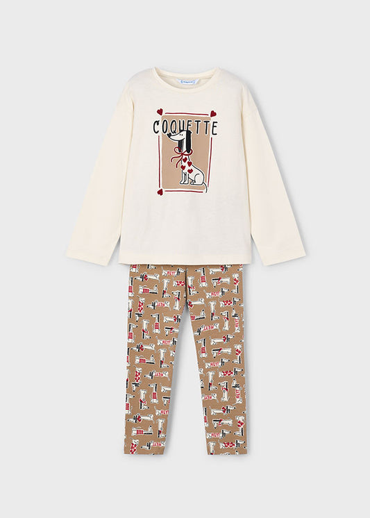 Conjunto leggings estampado