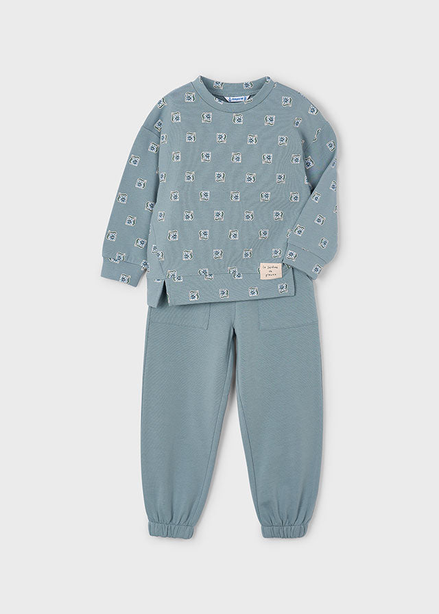 Chándal estampado niña