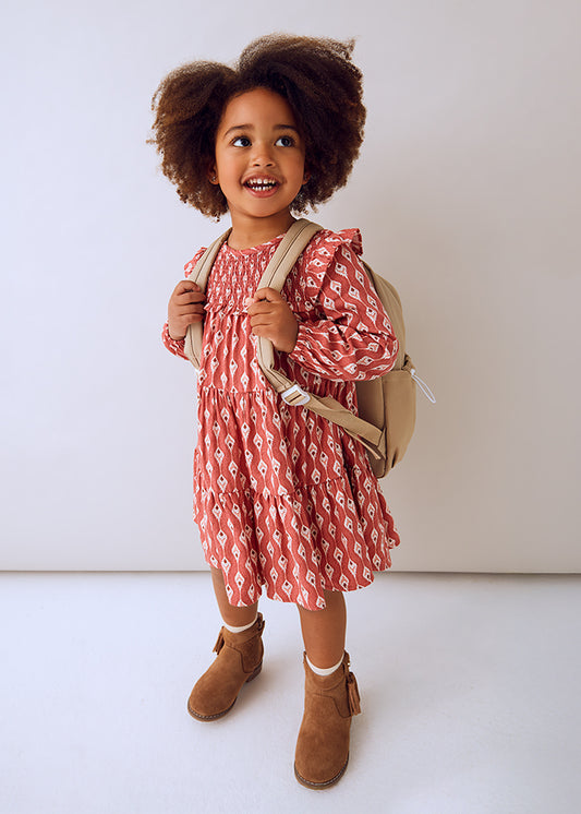 Vestido viella estampado