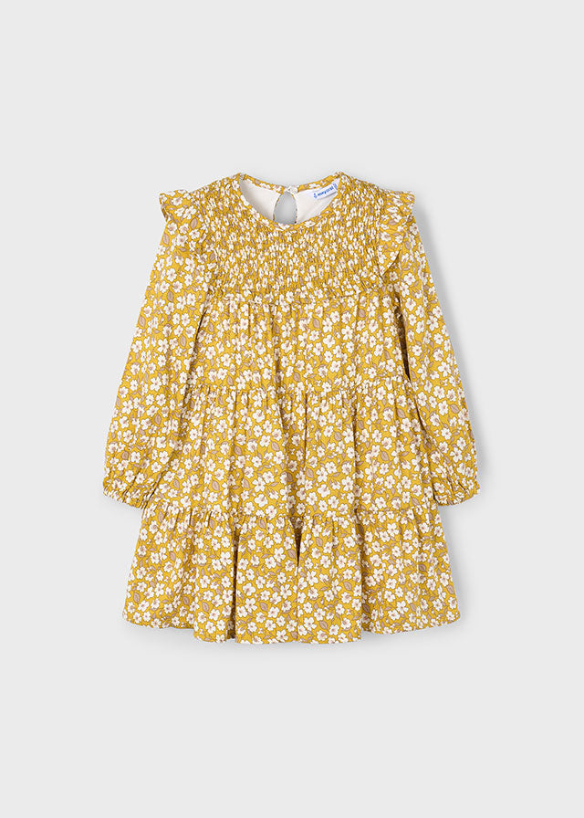 Vestido combinado tricot