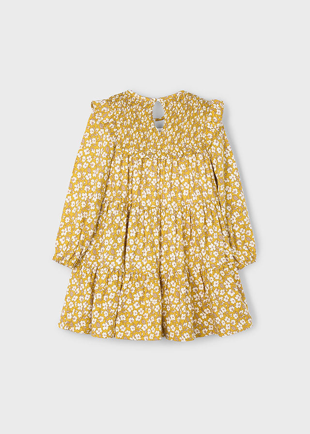 Vestido combinado tricot
