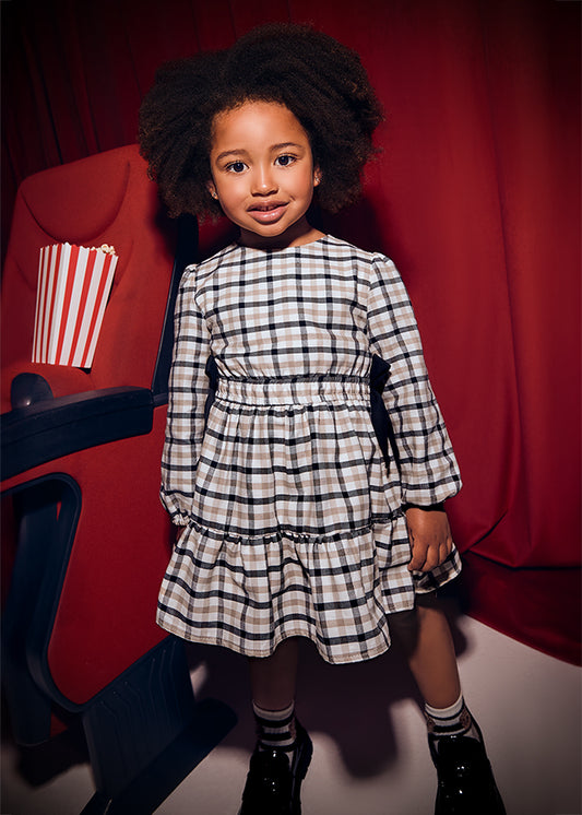 Vestido lazo viella niña