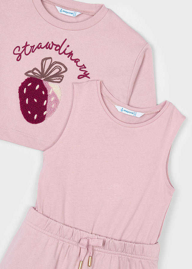 Vestido felpa 2 piezas