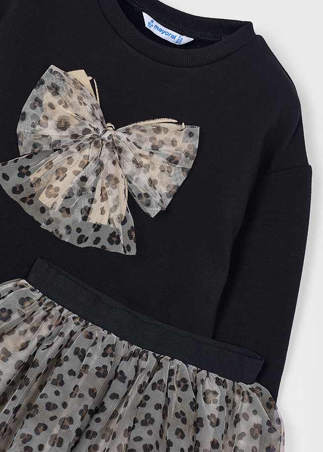 Conjunto falda tul y sudadera niña