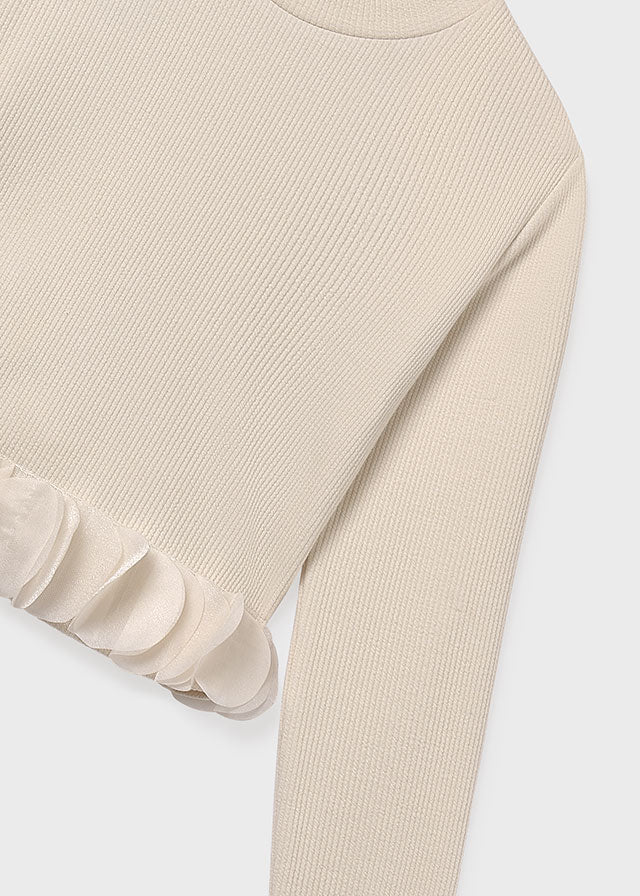 Camiseta pétalos chica