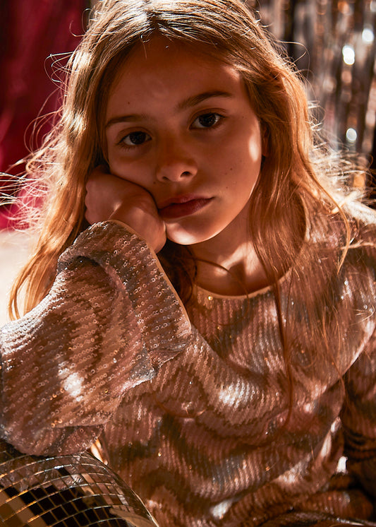 Top lentejuelas chica