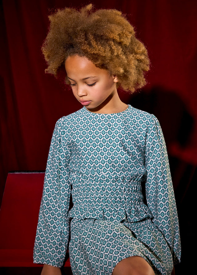 Blusa estampada chica