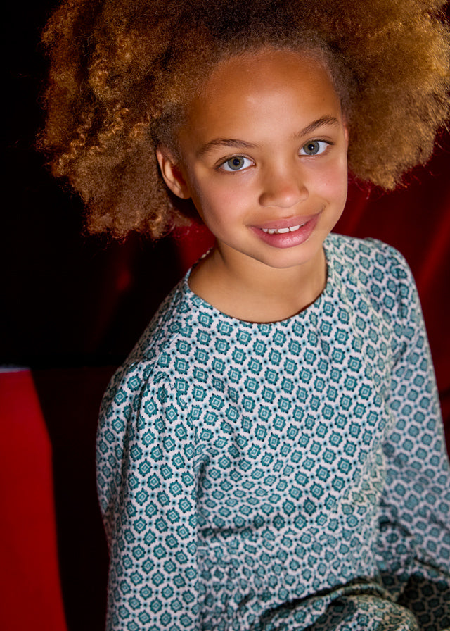 Blusa estampada chica