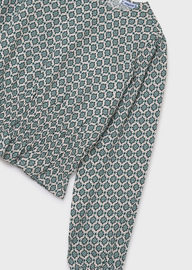 Blusa estampada chica