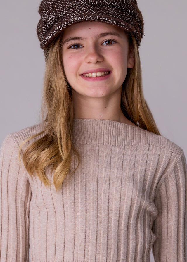 Jersey detalles canalé chica