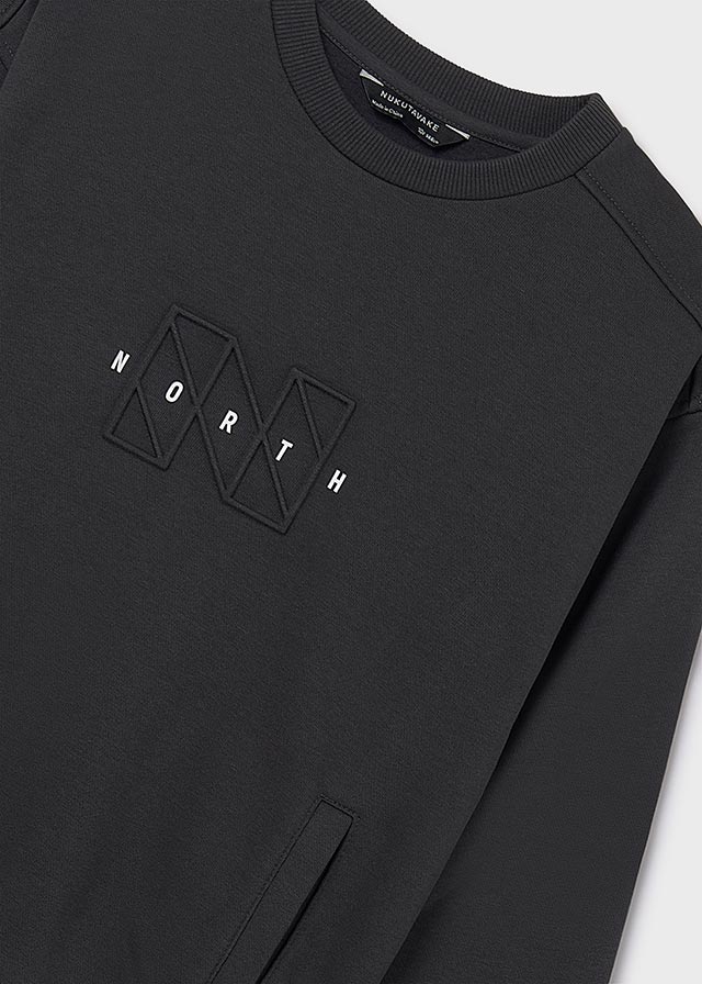 Sudadera sin capucha chico