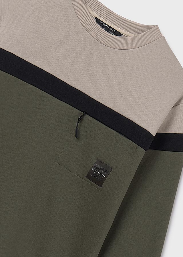 Sudadera bloques chico