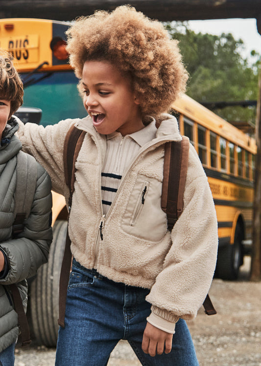 Chaquetón reversible chica