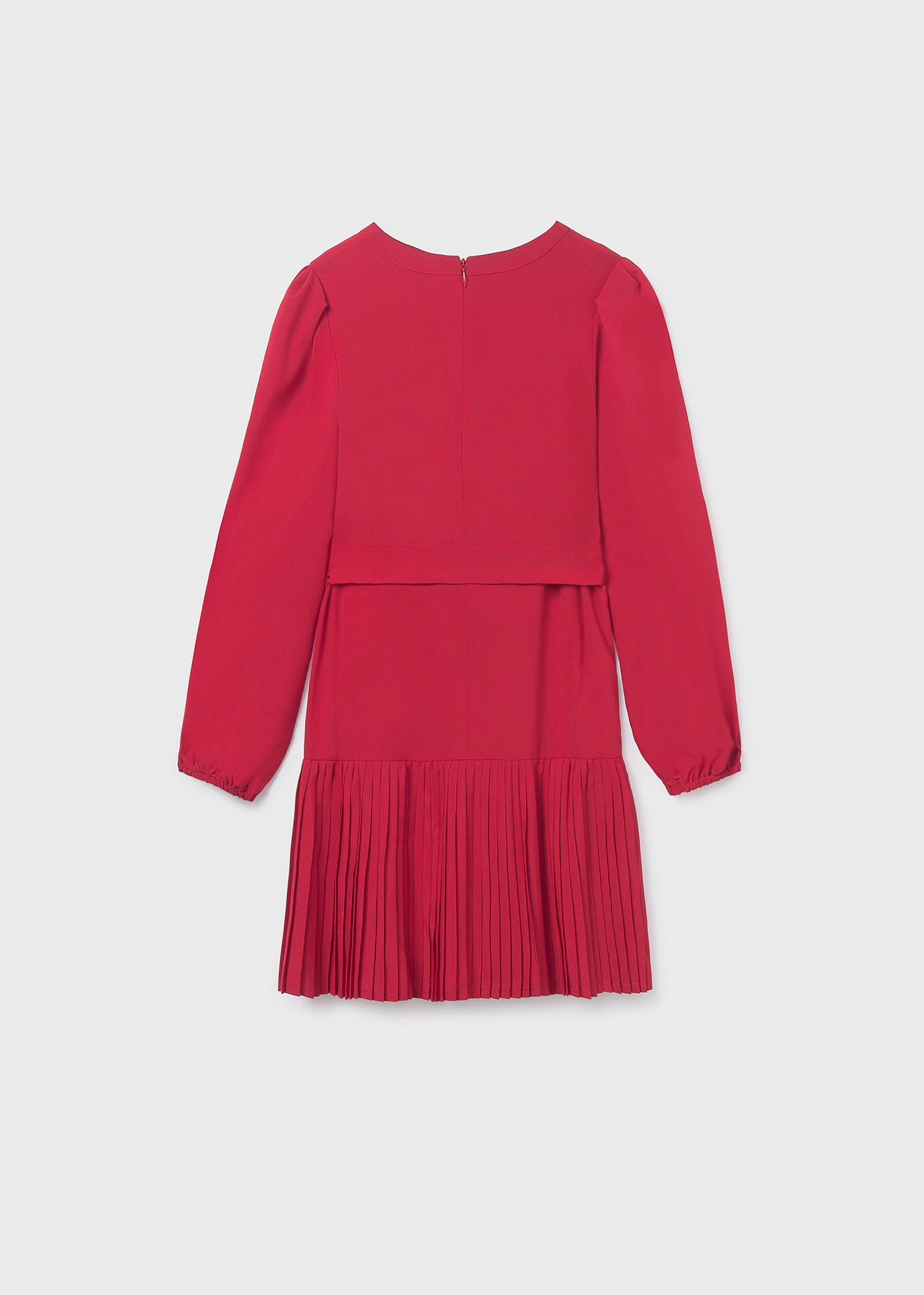 Vestido plisado crepe chica