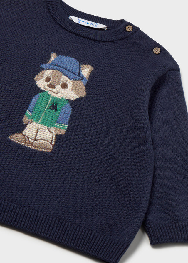 Jersey intarsia bebé