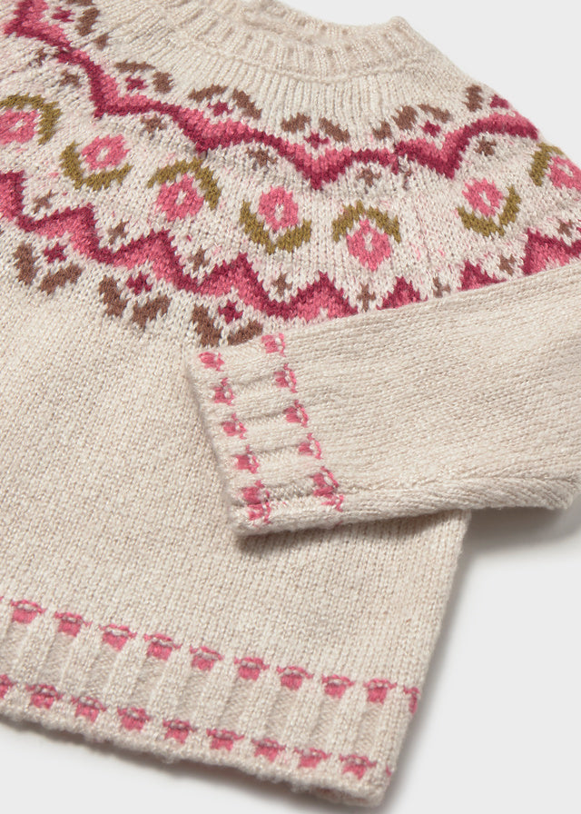 Jersey jacquard bebé Leche – Mayoral, foto 4