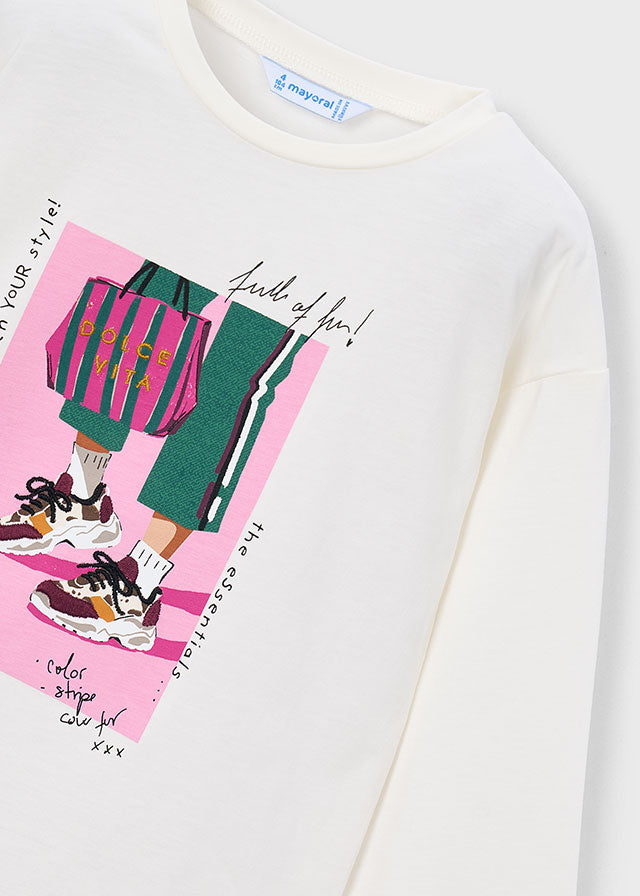 Camiseta serigrafía niña