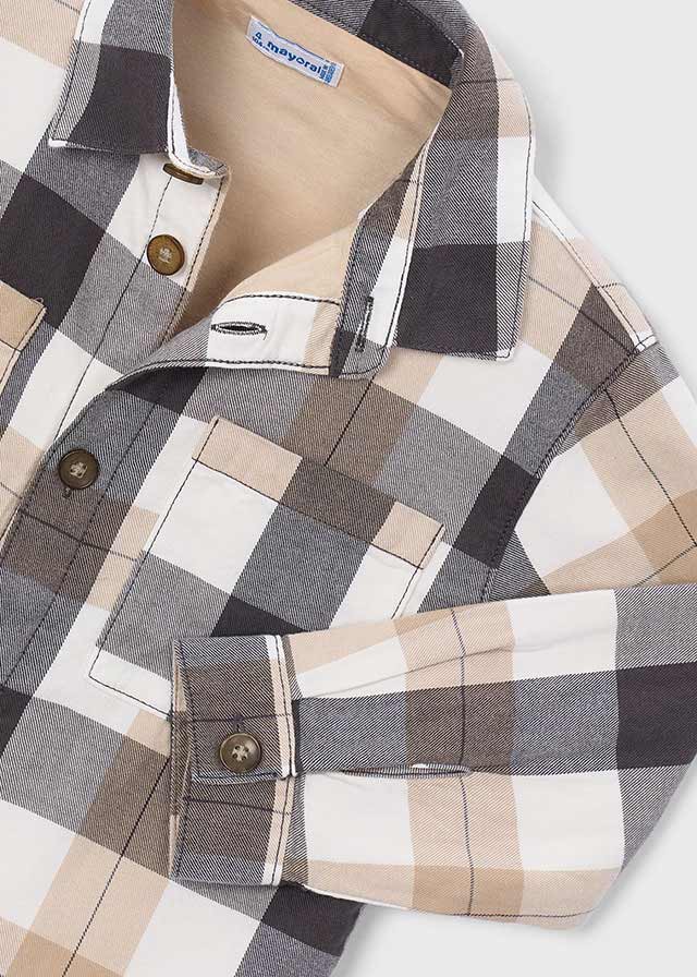 Sobrecamisa cuadros niño