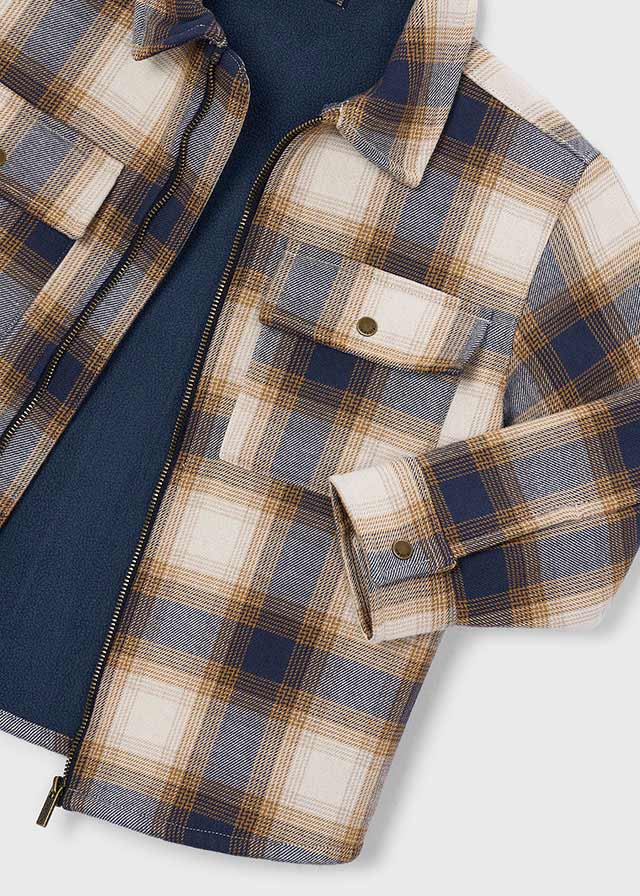 Chaqueta cuadros niño