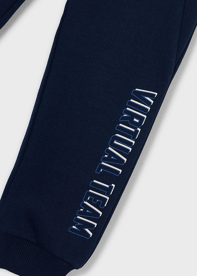 Pantalón de chándal texto niño