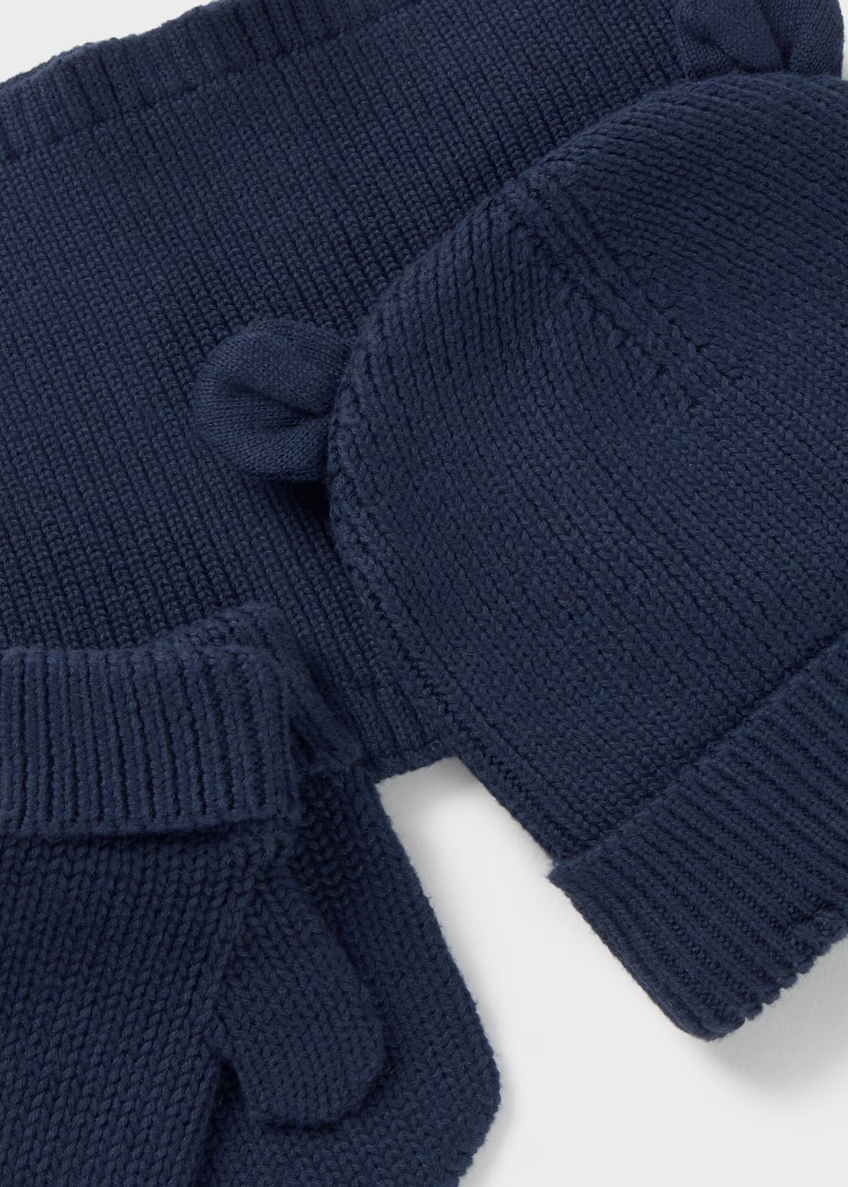 Conjunto 3 piezas bufanda cerrada bebé