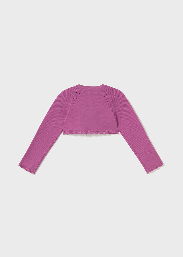 Rebeca bolero básica tricot bebé
