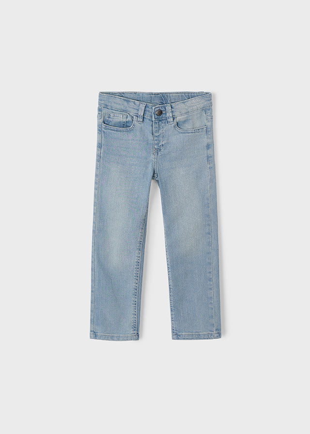 Pantalón tejano regular fit básico niño