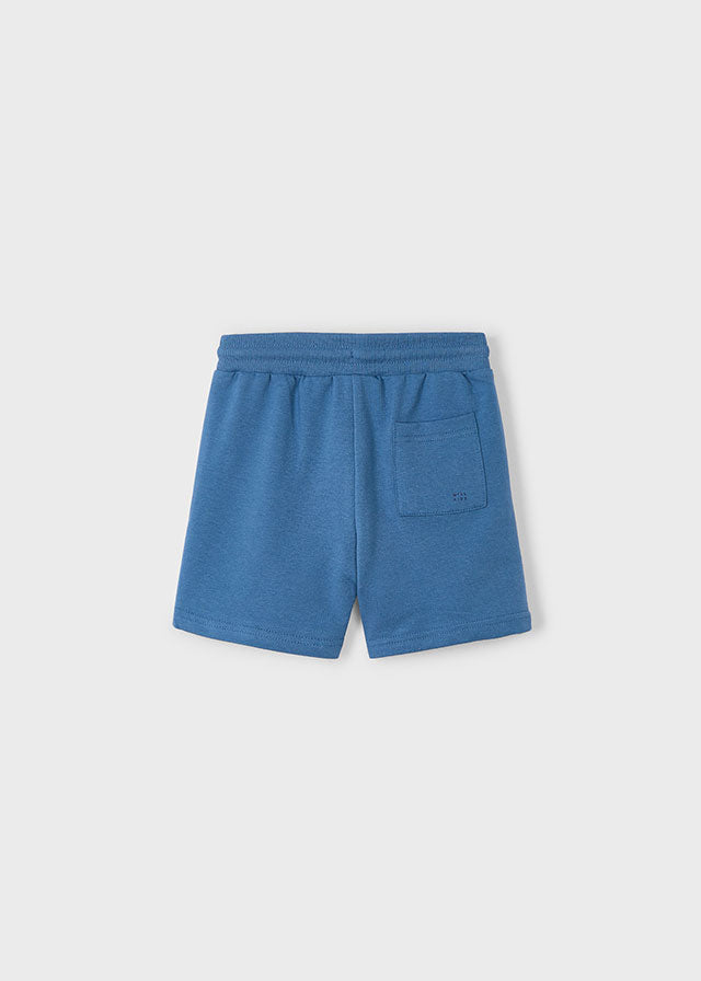 Bermuda felpa básica niño