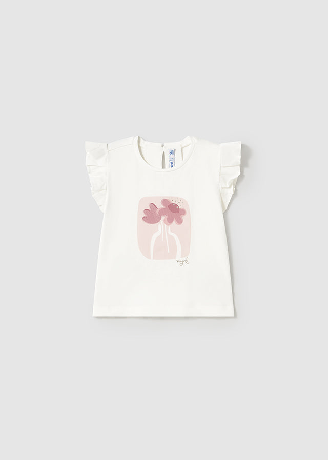 Camiseta m/c vestir bebé niña