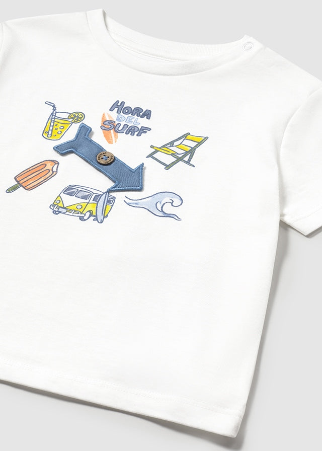 Camiseta m/c play surf bebé niño