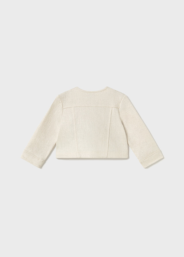 Chaqueta punto estructura bebé niña